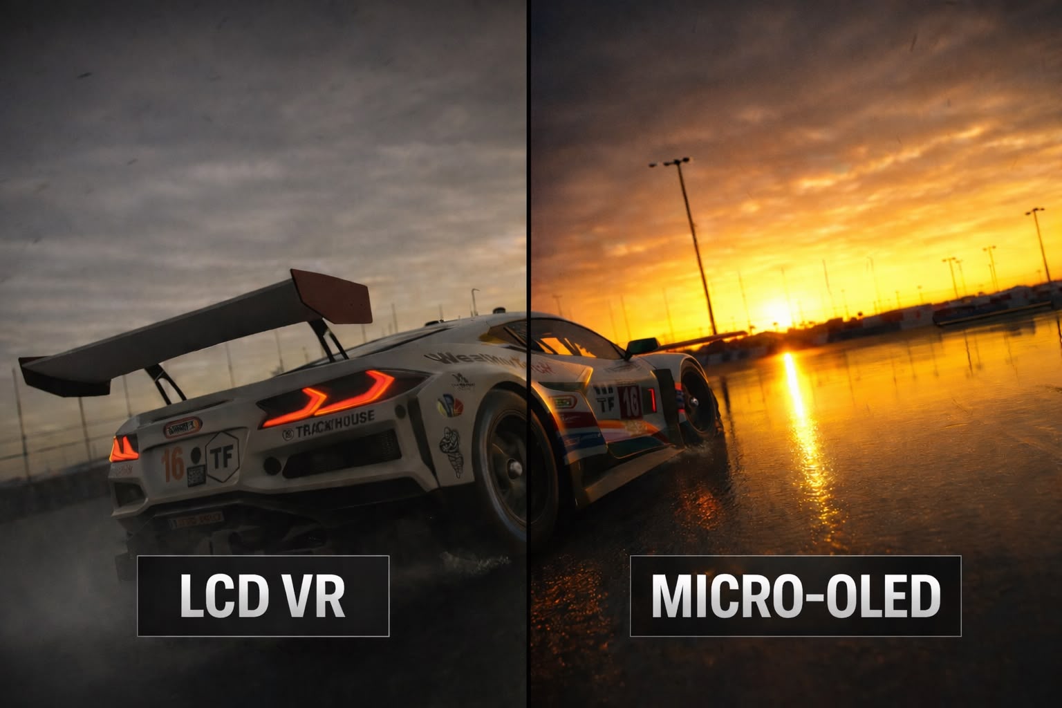 LCD VR vs Micro-OLED panel comparison