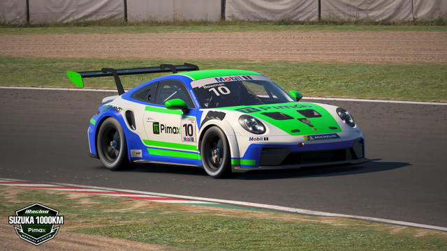 Suzuka 1000km NLSG Porsche 992 GT3 Cup livery